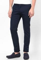 Allen Solly Navy Blue Slim Fit Chinos men