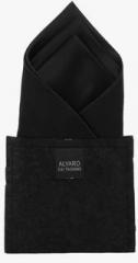 Alvaro Castagnino Black Pocket Square men