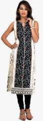 Alzara White Printed Kurta women