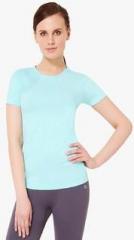 Amante Amant Aqua Blue Seamless Fitness Tank Top women