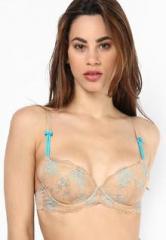 Amante Beige Padded T Shirt Bra women