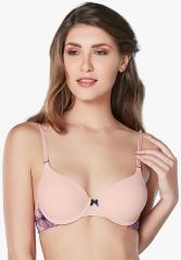 Amante Pink Solid Padded Bra women