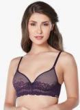 Amante Purple Solid Padded Bra women