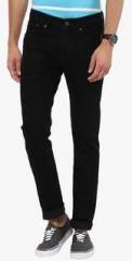 American Crew Black Solid Slim Fit Jeans men