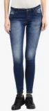 American Crew Blue Washed Slim Mid Rise Jeans women