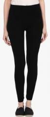 American-elm Black Solid Legging women