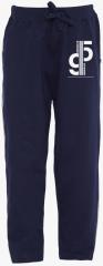 American-elm Navy Blue Slim Fit Track Bottom boys