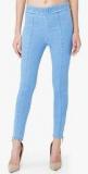 And Blue Solid Jeggings women