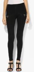 Antigravity Black Solid Jeggings women