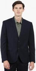 Antony Morato Navy Blue Checked Blazer men