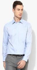 Arrow Blue Solid Regular Fit Formal Shirt men