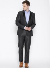 Arrow Charcoal Solid Suit men