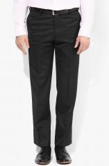 Arrow Dark Grey Regular Fit Formal Trouser men