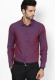 Arrow New York Maroon Formal Shirt Men