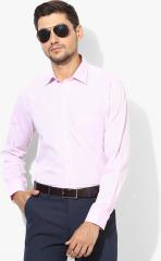 Arrow Pink Checked Regular Fit Formal Shirt men