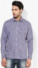 Arrow Sports Blue Checked Casual Shirt men