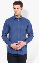 Arrow Sports Navy Blue Slim Fit Casual Shirt men