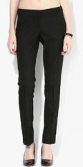 Arrow Woman Black Solid Chinos women