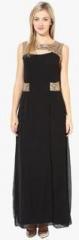 Athena Black Colored Embellished Maxi Dress women