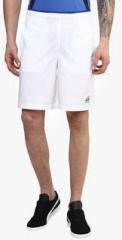 Aurro Sports White Solid Shorts men