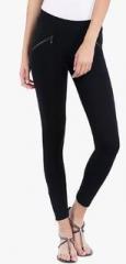 Avirate Black Solid Jegging women