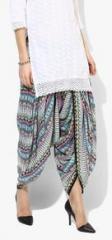 Ayaany Multicoloured Printed Polyester Dhoti Salwar women