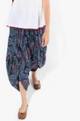 Ayaany Navy Blue Printed Dhoti Salwar women