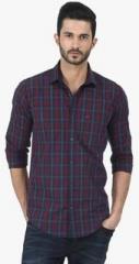 Basics Multicoloured Checked Casual Shirt men