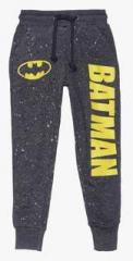 Batman Dark Grey Printed Track Bottoms boys