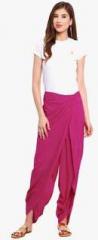 Be Indi Pink Solid SALWAR women