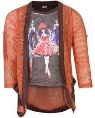 Be:kids Orange Party Top girls