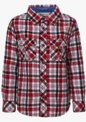 Beebay Maroon Casual Shirt boys