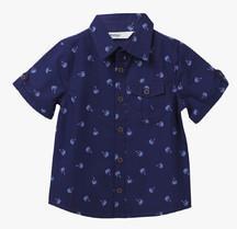 Beebay Navy Blue Casual Shirt boys