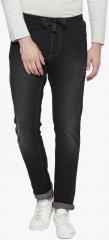 Beevee Black Solid Track Pant men