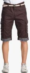 Beevee Coffee Solid Shorts men