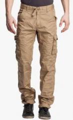 Beevee Khaki Solid Cargo men