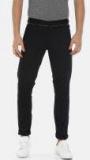 Being Human Black Solid Regular Fit Formal Trouser men