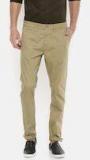 Being Human Men Khaki Regular Fit Solid Chinos