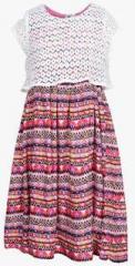 Bella Moda Multicoloured Casual Frock girls