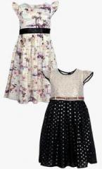 Bella Moda Pack Of 2 Multicoloured Frocks girls