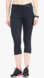 Berge Navy Blue Solid Capri women