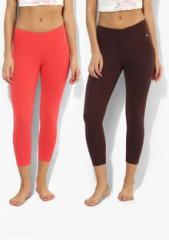 Beyouty 4Way Stretch Pack Of 2 Multicoloured Leggings