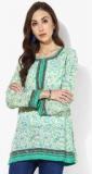 Biba Green Printed Kurti women