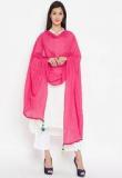 Biba Pink Solid Dupatta women