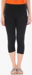 Bitterlime Black Solid Legging women