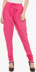 Bitterlime Pink Solid Churidar women