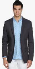 Black Coffee Grey Solid Blazer men