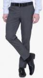 Black Coffee Grey Solid Formal Trouser men