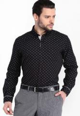 Black Coffee Printed Black Formal Shirt men