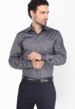 Black Coffee Solid Dark Grey Formal Shirt men